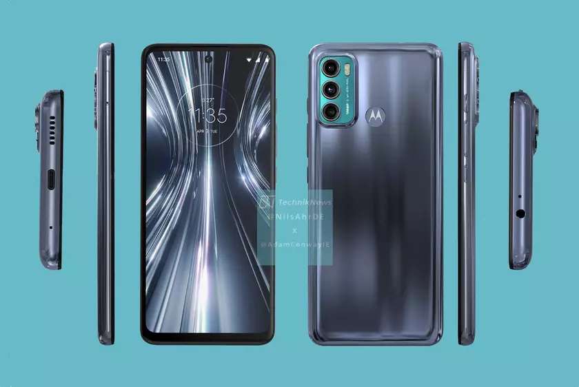 Так будет выглядеть Moto G60: смартфон с экраном на 120 Гц, камерой на 108 МП и батареей на 6000 мАч