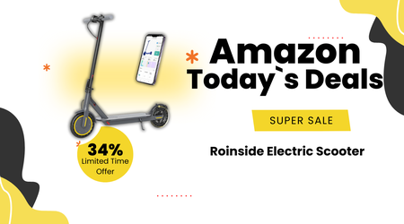 Roinside Electric Scooter with 19MPH Speed – Save $112 Today!