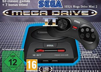 Ретроконсоль с 60 предустановленными 16-битными играми SEGA Mega Drive Mini 2 представили в Северной Америке и Европе