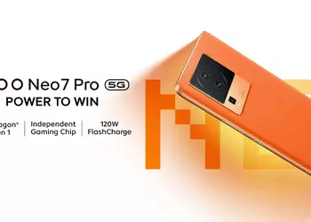 iQOO Neo 7 Pro: 120Hz OLED display, Snapdragon 8+ Gen 1 chip and 5000mAh battery with 120W charging