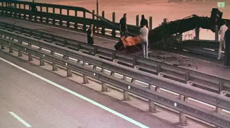 Crimean bridge support blown up: SBU reports another successful operation