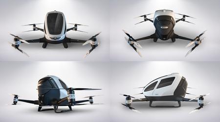 Passenger drone Ehang 184 made the first flight with a man on board