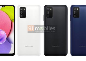 Бюджетник Samsung Galaxy A03s рассекретили до анонса: экран на 6.5 дюймов, батарея на 5000 мАч и чип MediaTek Helio P35 за 150 евро