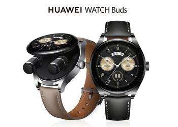 Huawei Watch Buds con pantalla AMOLED, sensor de SpO2 y auriculares integrados se lanzan en Europa
