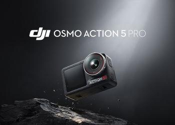 DJI Osmo Action 5 Pro: экшн-камера  за $349 с матрицей 1/1,3 дюйма и усовершенствованной стабилизацией