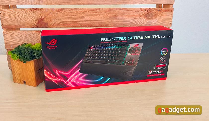 Обзор ASUS ROG Strix Scope NX TKL Deluxe: компактная геймерская клавиатура с механическими переключателями ASUS-2