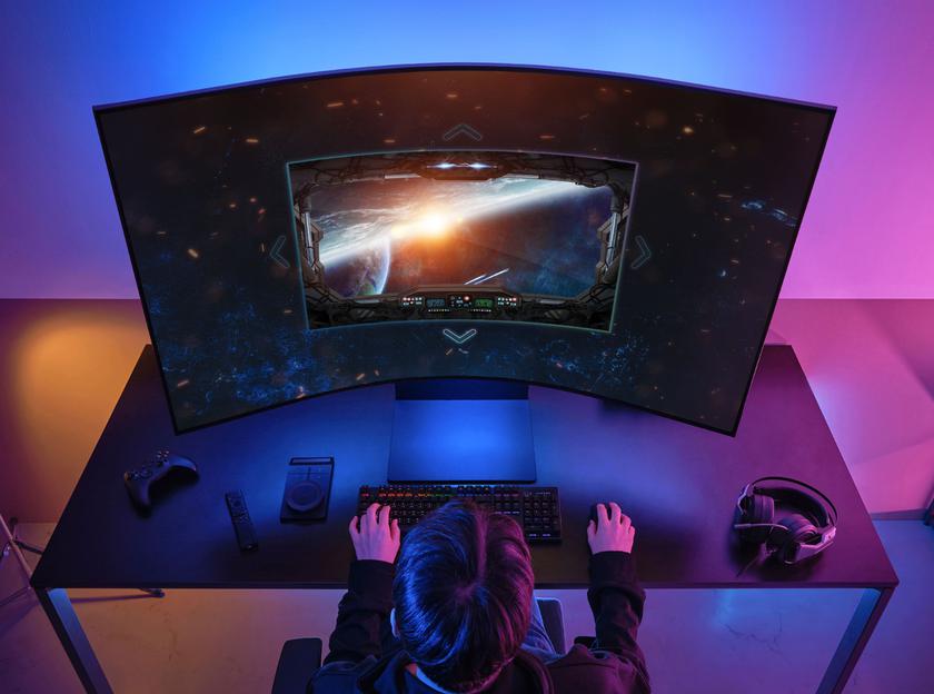 Предложение дня! Игровой монитор Samsung Odyssey Ark с изогнутым экраном и поддержкой 165 Гц продают на Amazon со скидкой $1500