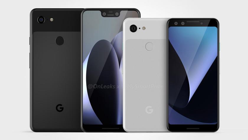 В Сети появились новая информация и рендеры смартфонов Google Pixel 3 и Pixel 3 XL