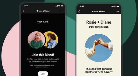 Spotify launches shared "Blend" playlists for all users