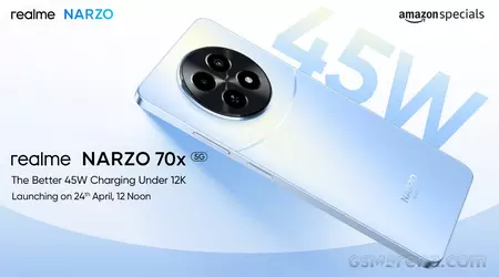 Narzo 70x 5G realme Narzo 70x with 50 MP camera and 45W charging will debut on 24 April