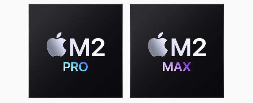 Apple представила процесори M2 Pro і M2 Max - 5 нм, до 12 ядер CPU і до 38 ядер GPU