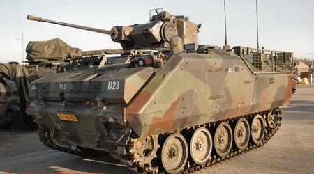 Die AFU verwendet belgische YPR-765 PRI BMPs mit EWS-Turm und 25 mm Oerlikon KBA B02 Kanone.