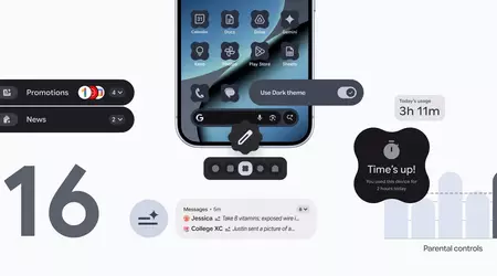 Android 16 a reçu une deuxième version : Notifications IA, mode sombre étendu et nouveaux paramètres parentaux