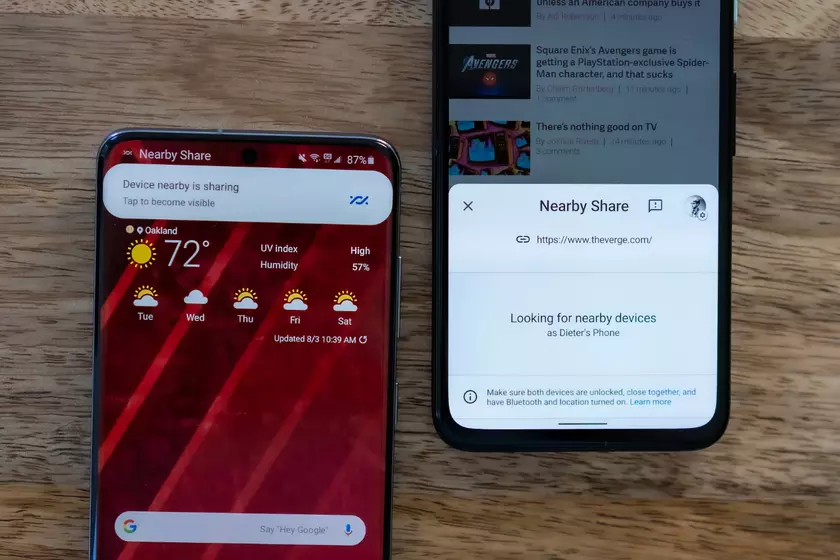 С помощью Google Nearby Share можно будет передавать файлы сразу нескольким пользователям