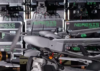 Тяжелый украинский дрон NEMESIS уничтожил российский ЗРК "Стрела-10М4" - видео