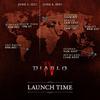 Blizzard has published maps that clearly show Diablo IV's release date and time in different time zones-5