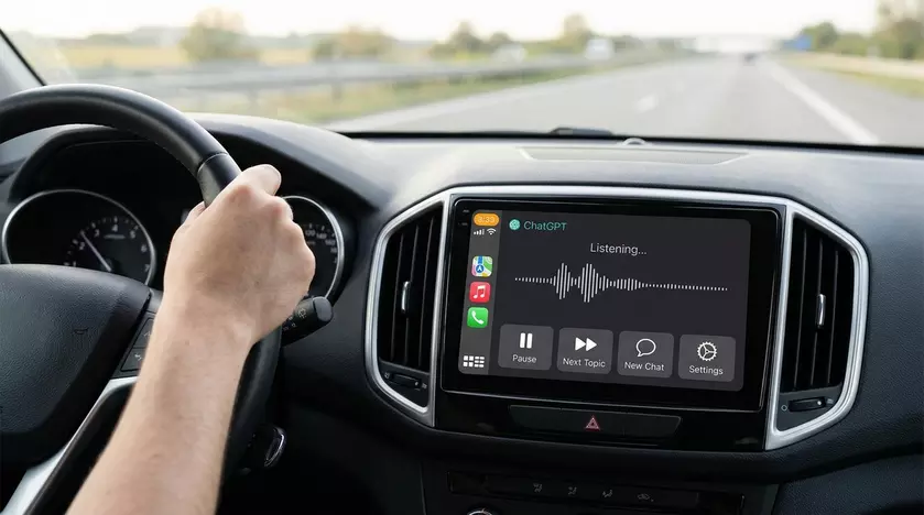 Интерфейс чат-бота в автомобиле