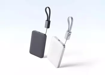 Xiaomi представила компактный пауэрбанк на 5000 мАч с поддержкой зарядки до 22,5 Вт и встроенным кабелем