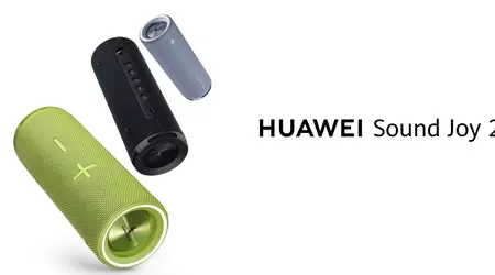 Huawei unveiled Sound Joy 2: a wireless speaker with up to 26 hours of battery life and an LED ring