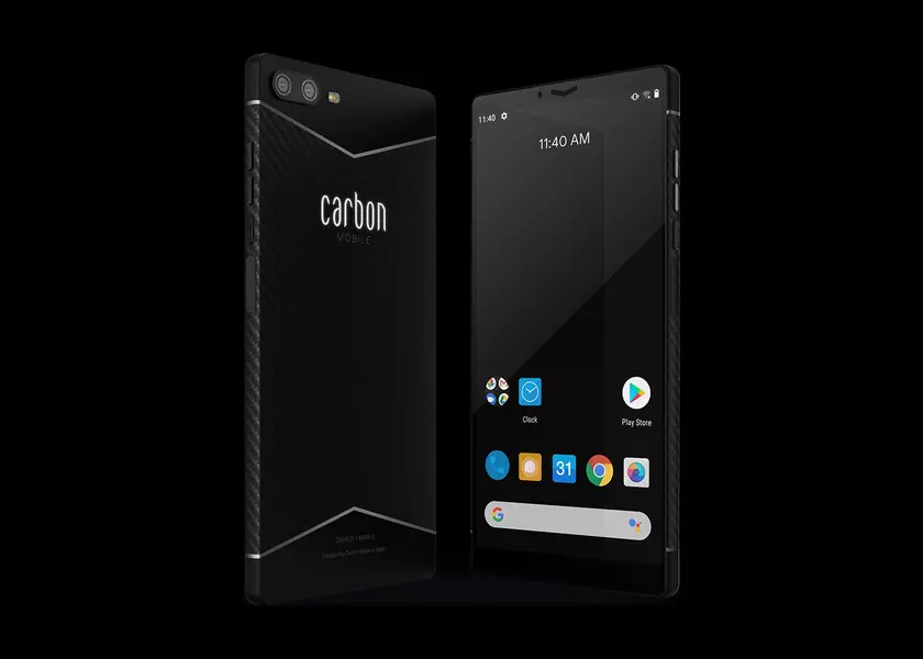 Carbon 1 Mark II — первый в мире смартфон с корпусом из карбоновых волокон, который весит всего 125 г