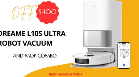 Dreame L10s Ultra Robot Vacuum and Mop Combo - NOW $400 Discount!