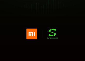 Xiaomi Black Shark poster: rounded corners and a green power button