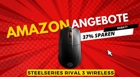 SteelSeries Rival 3 Wireless Gaming Maus – Heute 22€ günstiger!