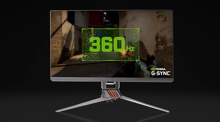 Найшвидший у світі: NVIDIA та Asus презентували монітор ROG Swift 360 із частотою оновлення 360 Гц