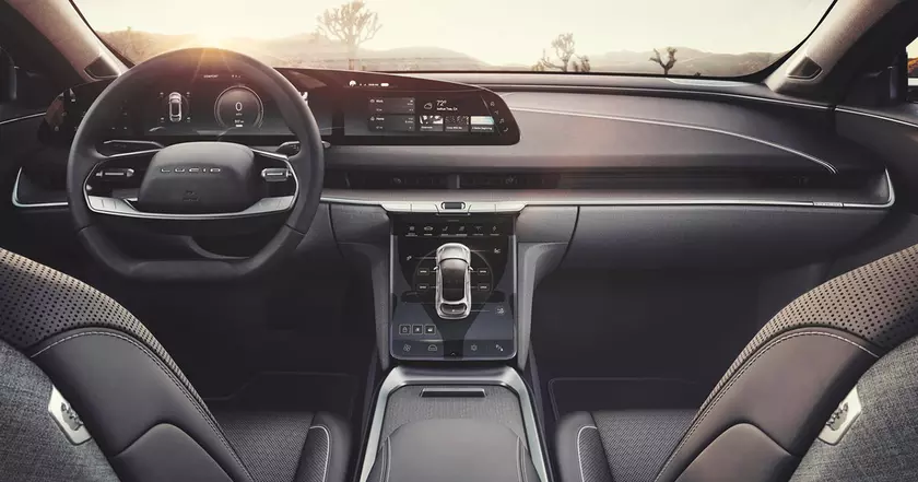 Взгляд Под Капот: Интерьер Седана Lucid Air 2021