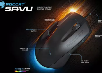 К выпуску готовится игровая мышь ROCCAT Savu с лазерным датчиком на 4000 dpi