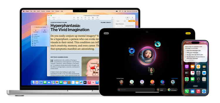 Apple скоро начнёт тестирование своего ИИ Apple Intelligence на iOS 18, iPadOS 18 и macOS Sequoia