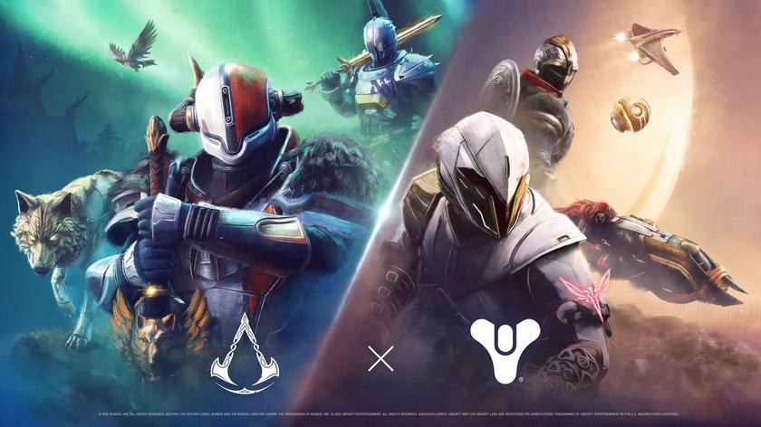 Vichinghi con blaster e robot con asce: annunciato un crossover tra Assassin's Creed Valhalla e Destiny 2