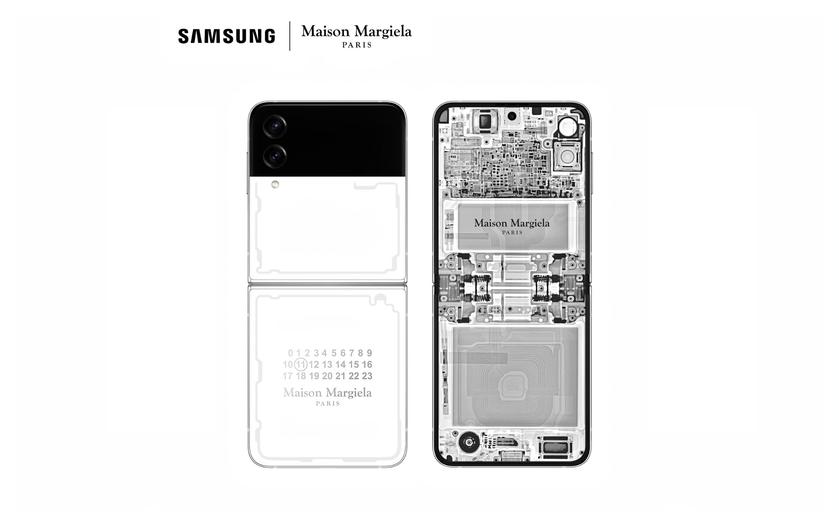 Samsung і Maison Margiela презентували спеціальну версію розкладачки Galaxy Flip 4