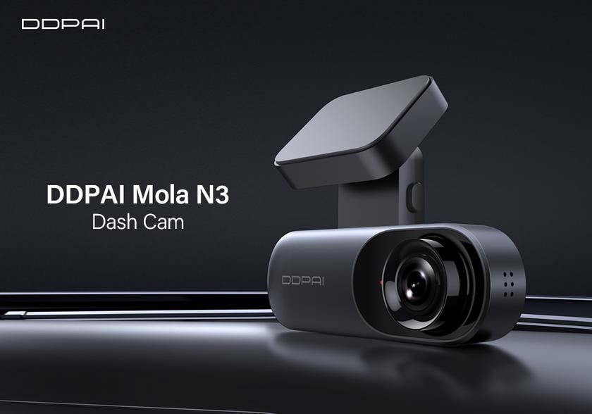 DDPai Dash Cam Mola N3: видеорегистратор с GPS за $66