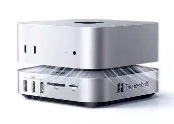 Ugreen добавляет Mac mini скорости: док-станция с Thunderbolt 5 и множеством разъемов