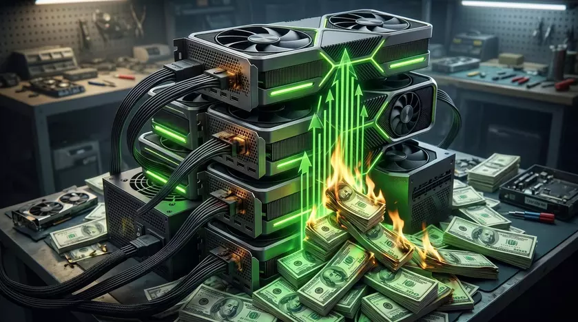 График роста гарантийных выплат Nvidia