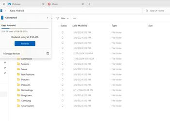 Новая функция в Windows 11 позволяет управлять Android файлами через проводник