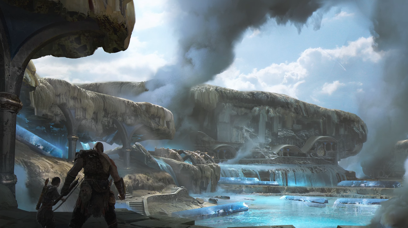 Gli sviluppatori di God of War: Ragnarok hanno raccontato del mondo dei nani Svartalheim, dove si sta costruendo una città industriale tra vari biomi.-3