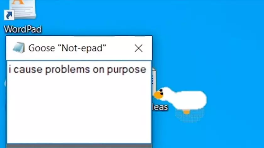Гусь из Untitled Goose Game высаживается на рабочий стол и превращает вашу жизнь в ад