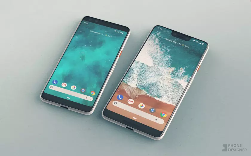Новые снимки Pixel 3 и Pixel 3 XL: огромная «челка», которую невозможно скрыть, и «подбородок»
