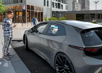 Проекционная система Continental превращает задние боковые окна автомобиля в дисплеи