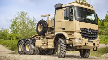 Mercedes-Benz представить на IDEX 2025 армійський тягач Arocs 4042 AS 6x6