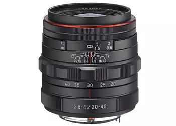 Первый зум-объектив Pentax серии Limited: HD PENTAX-DA 20-40mm F2.8-4 ED Limited DC WR
