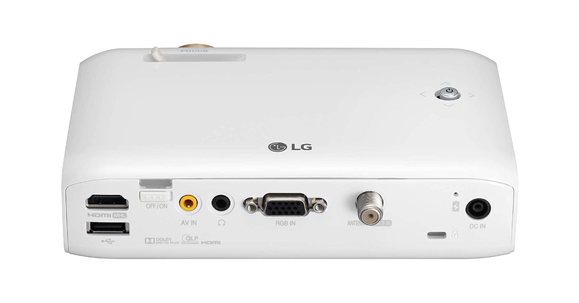 LG PH510PG mini projecteur fonctionnant sur batterie