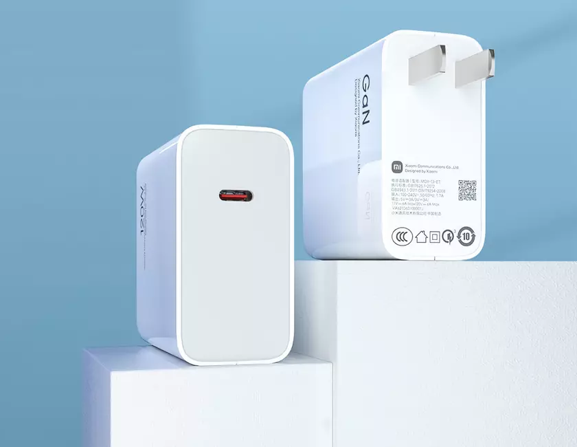 Xiaomi представила GaN-зарядку на 120 Вт дешевле $50