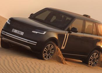 Range Rover Electric: новые фотографии внедрожника из пустыни