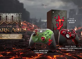 Microsoft представила коллекцию аксессуаров для Xbox в стилистике DOOM: The Dark Ages
