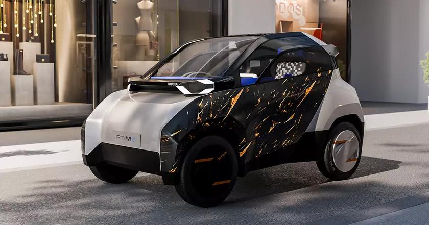 Toyota FT-Me: Миниатюрный электрокар, требующий всего половину парковочного места