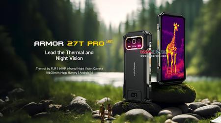 New Ulefone Armor 27T Pro rugged smartphone with thermal imager and 10600 mAh battery is ready for release