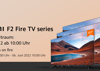 Xiaomi TV F2 4K TVs are presented in Europe
